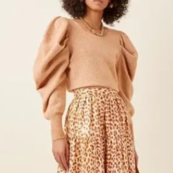 Ulla Johnson Sweaters - $445  Ulla Johnson 100% Wool Marin Puff Sleeve Wool Knit Pullover Sweater Small